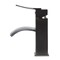 Alfi Brand Brushed Nickel Square Body Curved Spout Sgl Lever Bathroom Faucet AB1258-BN - alternate 7